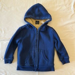 Boys 4T Zip Up Hoodie Fleece Jacket